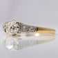 Art Deco 18ct Yellow Gold Diamond Solitaire Ring