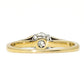 Art Deco 18ct Yellow Gold Diamond Solitaire Ring