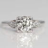Art Deco 18ct White Gold 1.10 Carat Diamond Solitaire Ring