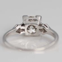 Art Deco 18ct White Gold 1.10 Carat Diamond Solitaire Ring - Friar House