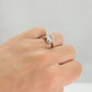 Art Deco 18ct White Gold 1.2 Carat Diamond Two Stone Ring - Friar House