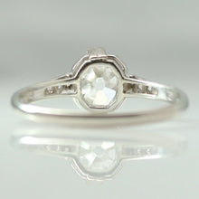 Art Deco 18ct White Gold 2.03 Carat Diamond Solitaire Ring - Friar House