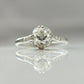 Art Deco 18ct White Gold 2.03 Carat Diamond Solitaire Ring - Friar House