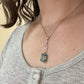 Art Deco 18ct White Gold 4.25 carat Aquamarine and Diamond Pendant - Friar House