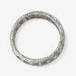 Art Deco 18ct White Gold Diamond Eternity Ring Size M 1/2 - Friar House