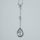 Art Deco 18ct White Gold Diamond Pendant - Friar House