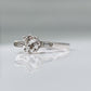 Art Deco 18ct White Gold Diamond Solitaire Ring - Friar House