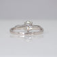 Art Deco 18ct White Gold Diamond Solitaire Ring - Friar House