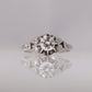 Art Deco 18ct White Gold Diamond Solitaire Ring - Friar House