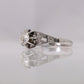 Art Deco 18ct White Gold Diamond Solitaire Ring - Friar House