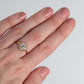 Art Deco 18ct Yellow Gold 1 Carat Diamond Cluster Ring - Friar House