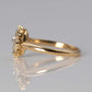 Art Deco 18ct Yellow Gold 1 Carat Diamond Cluster Ring - Friar House