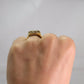 Art Deco 18ct Yellow Gold 1.25 Carat Diamond Pave Ring - Friar House