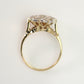 Art Deco 18ct Yellow Gold 1.30 Carat Diamond Cluster Ring - Friar House