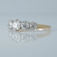 Art Deco 18ct Yellow Gold 1.8 carat Diamond Five Stone Ring - Friar House