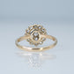 Art Deco 18ct Yellow Gold Diamond Cluster Ring - Friar House