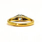 Art Deco 18ct Yellow Gold Diamond Solitaire Engagement Ring - Friar House