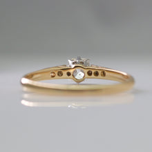 Art Deco 18ct Yellow Gold Diamond Solitaire Ring - Friar House
