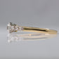 Art Deco 18ct Yellow Gold Diamond Solitaire Ring - Friar House