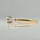 Art Deco 18ct Yellow Gold Diamond Solitaire Ring - Friar House