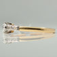 Art Deco 18ct Yellow Gold Diamond Solitaire Ring - Friar House