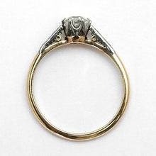 Art Deco 18ct Yellow Gold Diamond Solitaire Ring - Friar House