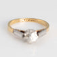 Art Deco 18ct Yellow Gold Diamond Solitaire Ring - Friar House