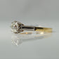 Art Deco 18ct Yellow Gold Diamond Solitaire Ring - Friar House