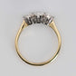 Art Deco 18ct Yellow Gold Diamond Three Stone Ring - Friar House