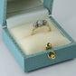 Art Deco 18ct Yellow Gold Diamond Three Stone Ring - Friar House