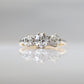 Art Deco 18ct Yellow Gold Diamond Three Stone Ring - Friar House