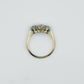 Art Deco 18ct Yellow Gold Diamond Three Stone Ring - Friar House