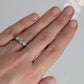 Art Deco 1930's 18ct White Gold Diamond Three Stone Ring - Friar House