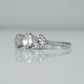 Art Deco 1930's Platinum Diamond Three Stone Ring - Friar House