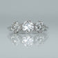 Art Deco 1930's Platinum Diamond Three Stone Ring - Friar House