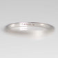 Art Deco 1930's Platinum Engraved Wedding Band - Friar House