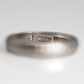 Art Deco 1930's Platinum Engraved Wedding Band - Friar House