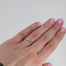 Art Deco 1930's Platinum Engraved Wedding Band - Friar House