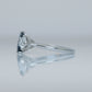 Art Deco 1930's Platinum Sapphire and Diamond Three Stone Ring - Friar House