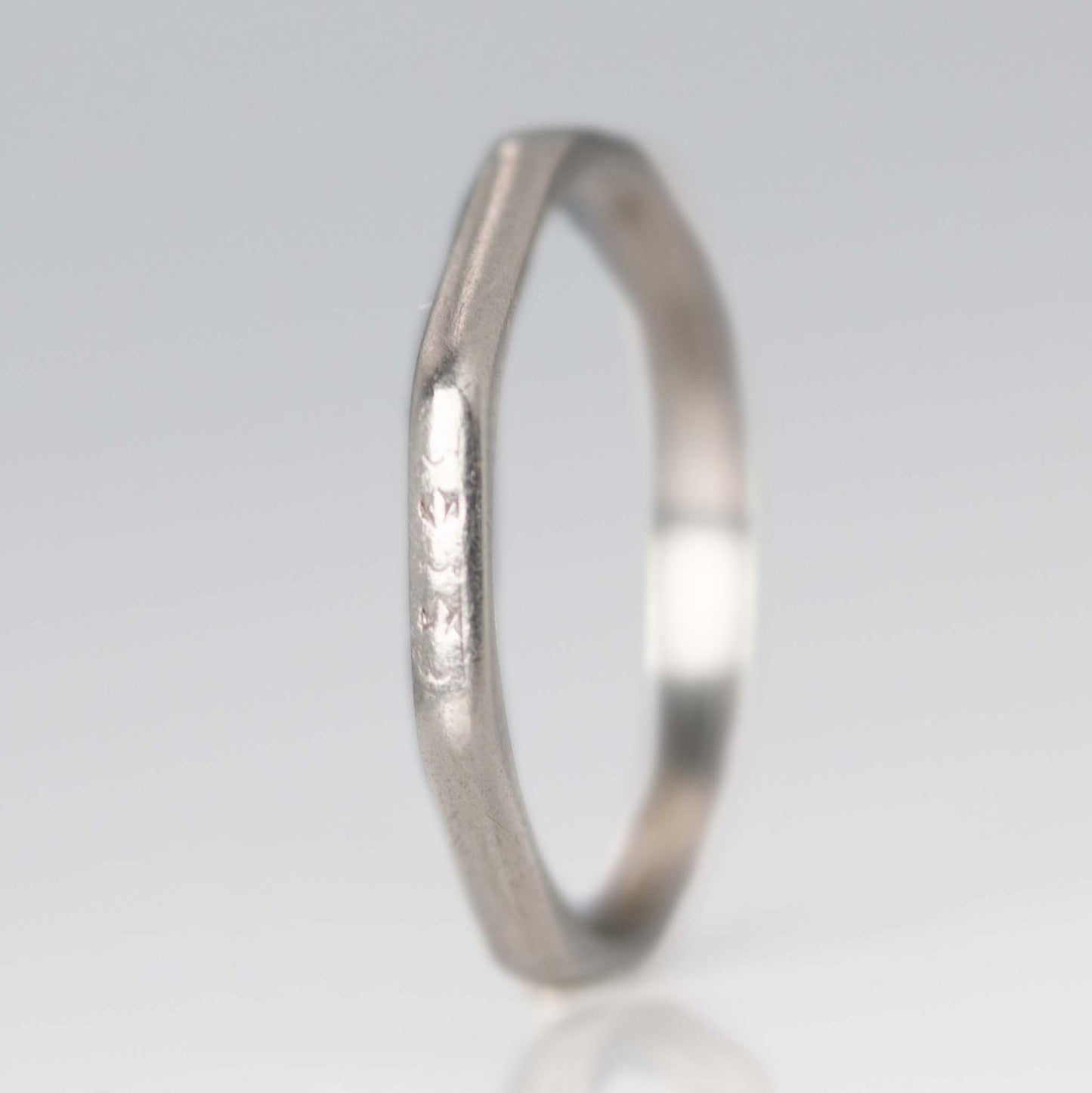 Art Deco 1930's Platinum Wedding Band - Friar House