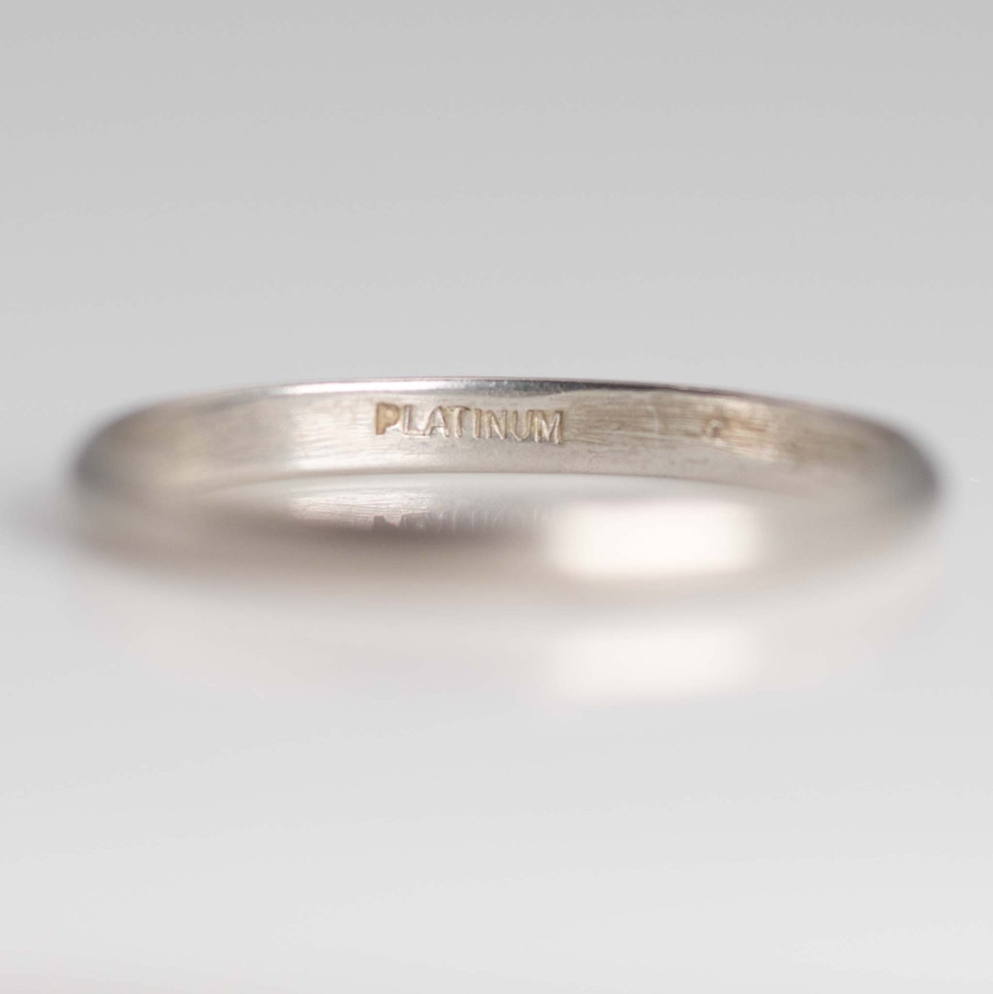 Art Deco 1930's Platinum Wedding Band - Friar House