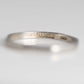 Art Deco 1930's Platinum Wedding Band - Friar House