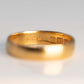 Art Deco 22ct Yellow Gold Wedding Band Hallmarked 1918 - Friar House