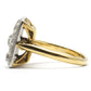 Art Deco 18ct Yellow Gold/Platinum 1.40 Carat Diamond Panel Ring - Friar House
