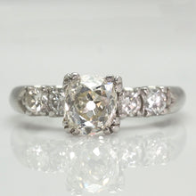 Art Deco Platinum 1.15 Carat Diamond Solitaire Ring - Friar House