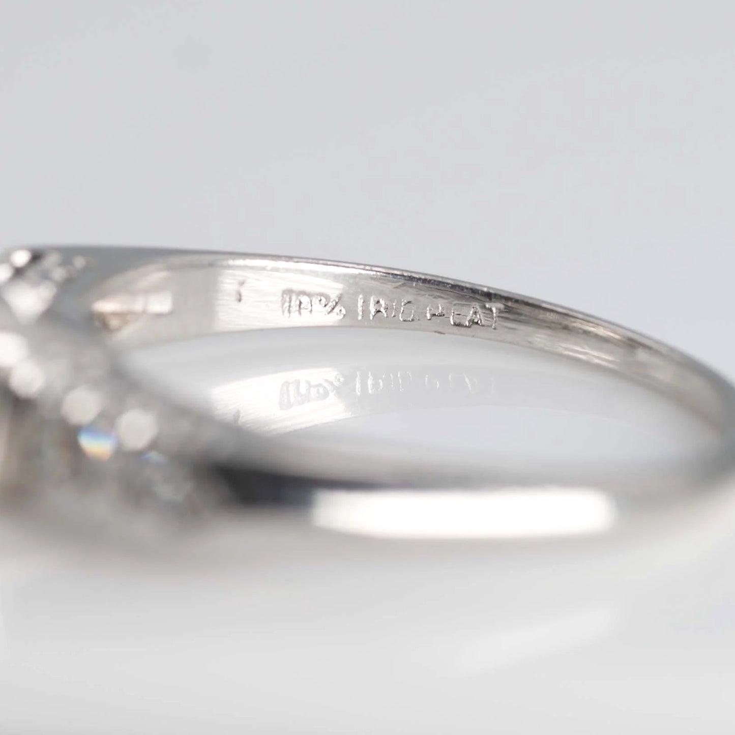 Art Deco Platinum 1.25 Carat Diamond Solitaire Ring - Friar House