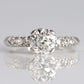 Art Deco Platinum 1.25 Carat Diamond Solitaire Ring - Friar House