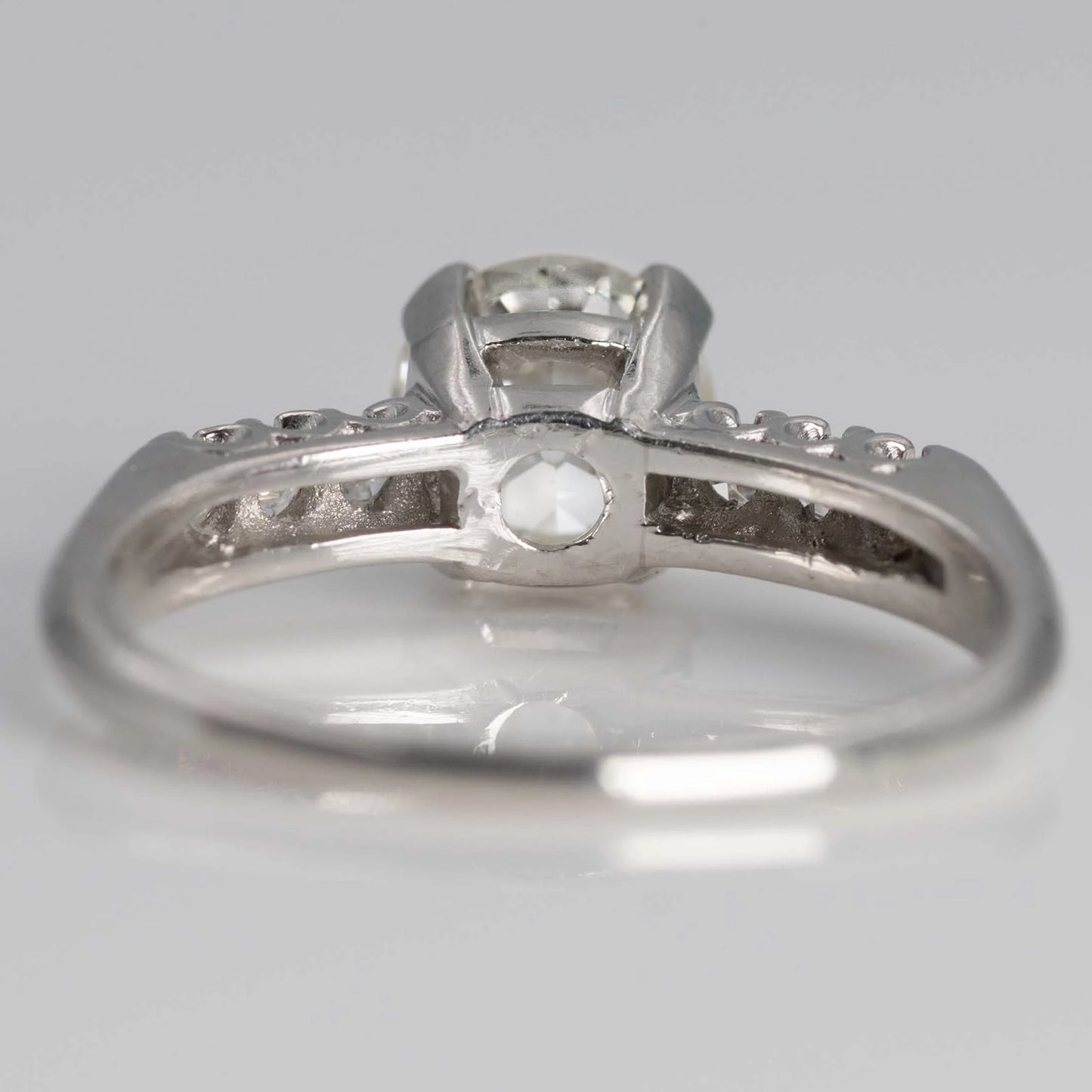 Art Deco Platinum 1.25 Carat Diamond Solitaire Ring - Friar House
