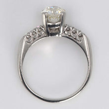 Art Deco Platinum 1.25 Carat Diamond Solitaire Ring - Friar House
