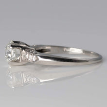 Art Deco Platinum 1.25 Carat Diamond Solitaire Ring - Friar House